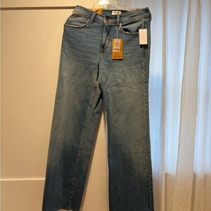 NWT kensie High-Rise wide Leg Jeans - Blue sz.28